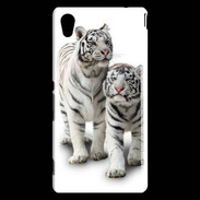 Coque Sony Xperia M4 Aqua Tigre blanc