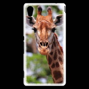 Coque Sony Xperia M4 Aqua Portrait d'une Giraffe