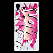 Coque Sony Xperia M4 Aqua Love graffiti 2
