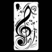 Coque Sony Xperia M4 Aqua Clé de sol