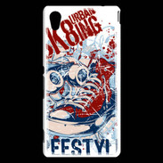 Coque Sony Xperia M4 Aqua Urban Skate Graffiti