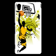 Coque Sony Xperia M4 Aqua Basketteur en dessin