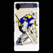 Coque Sony Xperia M4 Aqua Gardien de Hockey sur glace