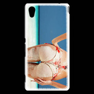 Coque Sony Xperia M4 Aqua Belle fesse sur la plage