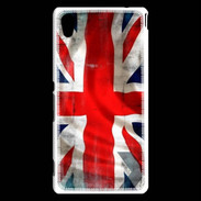 Coque Sony Xperia M4 Aqua Drapeau anglais grunge