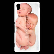 Coque Sony Xperia M4 Aqua Duo de bébés qui dorment