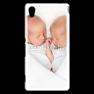 Coque Sony Xperia M4 Aqua Duo de bébés qui dorment 2