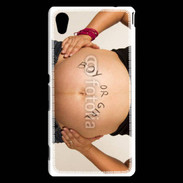 Coque Sony Xperia M4 Aqua Femme enceinte ventre 