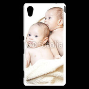 Coque Sony Xperia M4 Aqua Jumeaux bébés