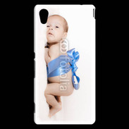 Coque Sony Xperia M4 Aqua Bébé ruban bleu