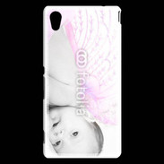 Coque Sony Xperia M4 Aqua Bébé ailes d'ange rose