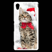 Coque Sony Xperia M4 Aqua Chat Noël 2