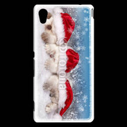 Coque Sony Xperia M4 Aqua 3 chatons Noël