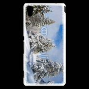 Coque Sony Xperia M4 Aqua Route enneigée