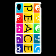 Coque Sony Xperia M4 Aqua Paix dans toutes les religions