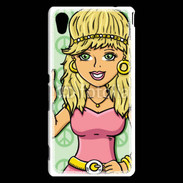 Coque Sony Xperia M4 Aqua Hippie en dessin