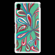 Coque Sony Xperia M4 Aqua Fond Hippie en vert 