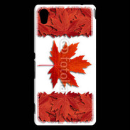 Coque Sony Xperia M4 Aqua Canada en feuilles