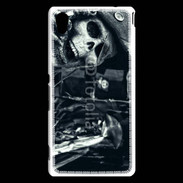 Coque Sony Xperia M4 Aqua Tête de mort pirate