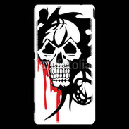 Coque Sony Xperia M4 Aqua Tête de Mort Bloody