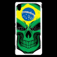 Coque Sony Xperia M4 Aqua Brésil Tête de Mort