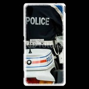 Coque Sony Xperia M4 Aqua Motard de la police 25