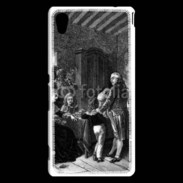 Coque Sony Xperia M4 Aqua Le roi de France Louis XVI en famille