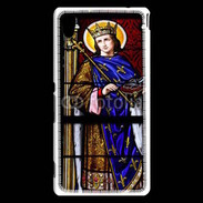 Coque Sony Xperia M4 Aqua Saint louis vitrail de la cathédrale de Blois