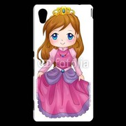 Coque Sony Xperia M4 Aqua Cute cartoon illustration of a queen