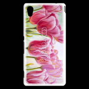 Coque Sony Xperia M4 Aqua Tulipes