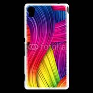 Coque Sony Xperia M4 Aqua Fibres de couleur