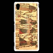 Coque Sony Xperia M4 Aqua Peinture Papyrus Egypte