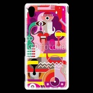 Coque Sony Xperia M4 Aqua Art abstrait 502