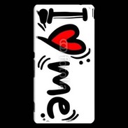 Coque Sony Xperia M4 Aqua I love me 