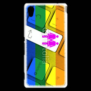 Coque Sony Xperia M4 Aqua Lesbian keyboard