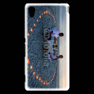 Coque Sony Xperia M4 Aqua Couple romantique devant la mer