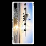 Coque Sony Xperia M4 Aqua Atterrissage d'un avion de ligne