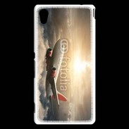 Coque Sony Xperia M4 Aqua Avion de ligne au dessus des nuages 75