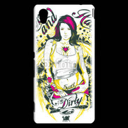 Coque Sony Xperia M4 Aqua Tatouage Girl