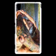 Coque Sony Xperia M4 Aqua Tatouage homme sexy