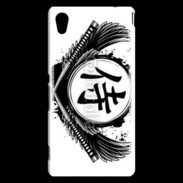 Coque Sony Xperia M4 Aqua Tatouage Samouraï