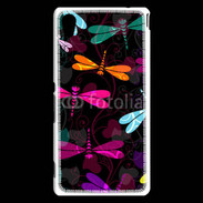 Coque Sony Xperia M4 Aqua Fond Libellules fashion