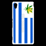 Coque Sony Xperia M4 Aqua Drapeau Uruguay cannabis 2