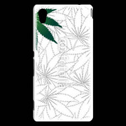 Coque Sony Xperia M4 Aqua Fond cannabis