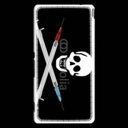 Coque Sony Xperia M4 Aqua Tête de mort drogue