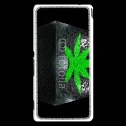 Coque Sony Xperia M4 Aqua Cube de cannabis