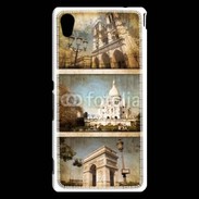 Coque Sony Xperia M4 Aqua Vintage Paris 6