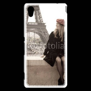 Coque Sony Xperia M4 Aqua Vintage Tour Eiffel 30