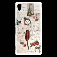 Coque Sony Xperia M4 Aqua Vieilles lettres vintage