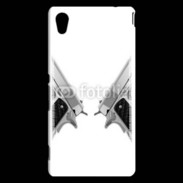 Coque Sony Xperia M4 Aqua Double flingue